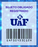 UAF — Sujeto obligado registrado